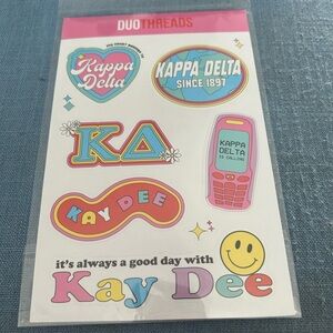 Kappa Delta Sticker Set-brand new
